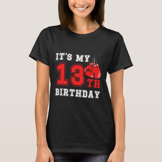 ボクシング13歳の誕生日パーティー Tシャツ (正面)
