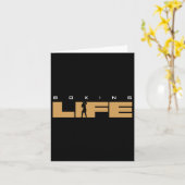 ボクシング1 カード (黄色い花)