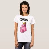 ボクシング クイーン 女性 ボクシング 女子 ボクサー ボクシング 1 Tシャツ (正面フル)