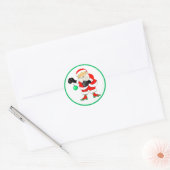 ボクシング クリスマス ホリデー ラウンドシール (封筒)