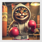 「ボクシング・シャンプ？ーボクシングクローブあり ウィンドウサイン (シート)