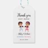 ボクシング テーマ 性別発表 サンクス タグ (裏面)