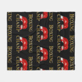 ボクシング フリースブランケット (正面(横))