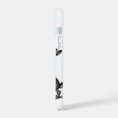 ボクシング・ヘア – 悪霊のインクに包まれた森の決闘 iPhone 15ケース (左側面)