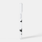ボクシング・ヘア – 悪霊のインクに包まれた森の決闘 iPhone 15ケース (右側面)