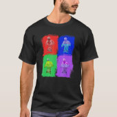 ボクシング ボックス ボクサー ポップアート Tシャツ (正面)