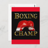 ボクシング ポストカード (正面/裏面)