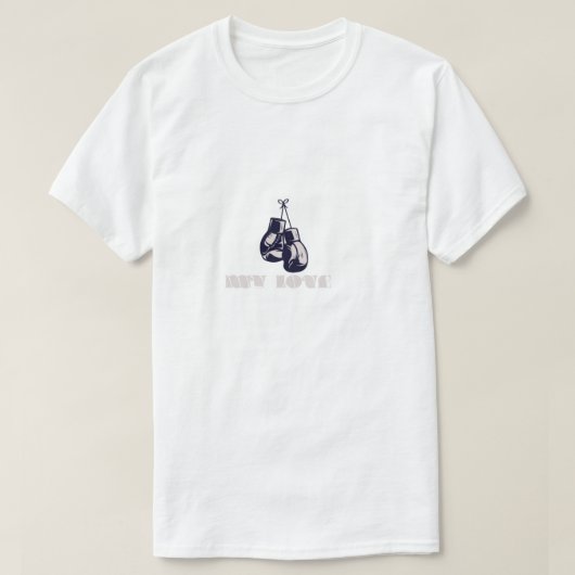 ボクシング マイラブ Tシャツ (デザイン正面)