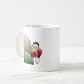 ボクシング・マッチ コーヒーマグカップ (正面左)