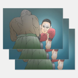 ボクシング・マッチ ラッピングペーパーシート