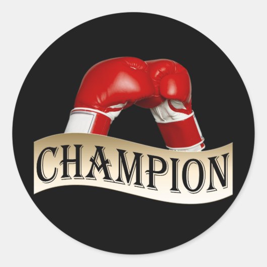ボクシング ラウンドシール (正面)