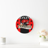 ボクシング ラウンド壁時計 (ホーム)