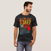 ボクシング 俺はコーチが警告したあのボクサー Tシャツ (正面フル)