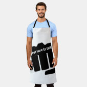 ボクシング、私は話しに来ていない エプロン (着用した状態)