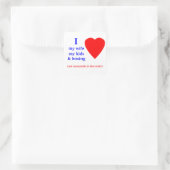 ボクシングIハートマイ妻 スクエアシール (バッグ)