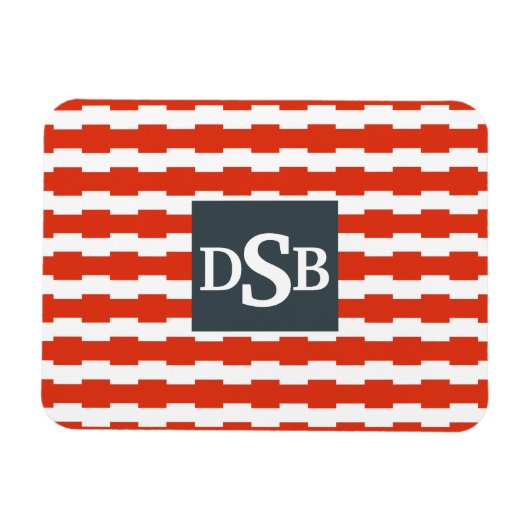 ボクストライプ模様（1グラム） マグネット (横)