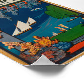 ボクスブルク南アフリカのヴィンテージ旅行ポスター ポスター (角)