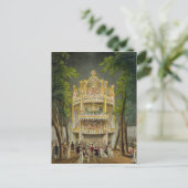 ボクソール庭園, 1808 ポストカード (スタンド正面)