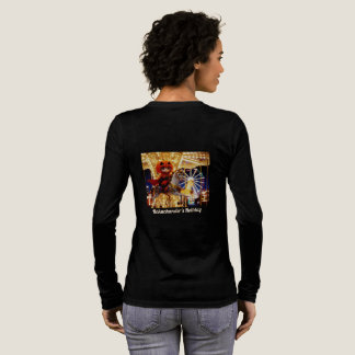 ボクチャンダーの休日 長袖Tシャツ レディース トライブレンドTシャツ