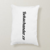 ボクチャンダークッション枕(Cushion pillow) アクセントクッション (裏面(縦))
