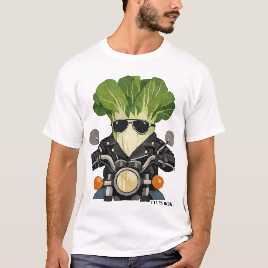 ボクチョイとBad to the Bone Tシャツ (正面)