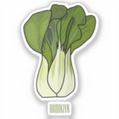 ボクチョイ漫画イラストレーション シール (正面)