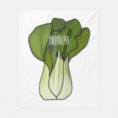 ボクチョイ漫画イラストレーション フリースブランケット (正面)