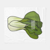 ボクチョイ漫画イラストレーション フリースブランケット (正面(横))