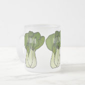 ボクチョイ漫画イラストレーション フロストグラスマグカップ (正面左)