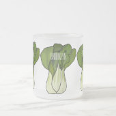 ボクチョイ漫画イラストレーション フロストグラスマグカップ (中央)