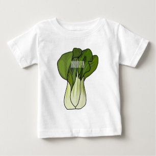ボクチョイ漫画イラストレーション ベビーTシャツ