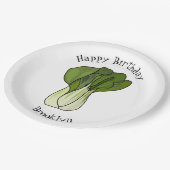 ボクチョイ漫画イラストレーション ペーパープレート (アングル)