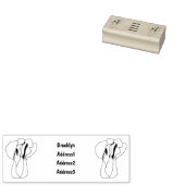 ボクチョイ漫画イラストレーション ラバースタンプ (押印)