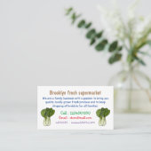 ボクチョイ漫画イラストレーション 名刺 (スタンド正面)