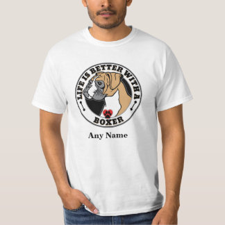 ボクパーソナライズされたサーの方がボクサーの方が良い Tシャツ