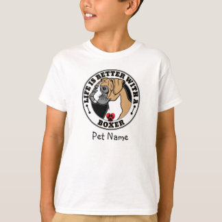 ボクパーソナライズされたサーの方がボクサーの方が良い Tシャツ