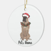 ボクパーソナライズされたサー セラミックオーナメント (左)