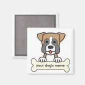 ボクパーソナライズされたサー マグネット (正面/裏面)