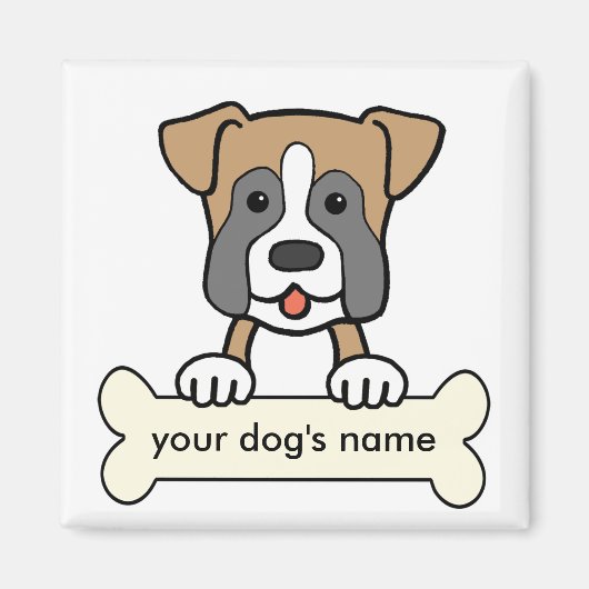 ボクパーソナライズされたサー マグネット (正面)