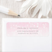 ボクヘライトデリケートなピンクのアドレグラデーションス ラベル (インサイチュ)