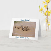 ボクユーモアのあるサーのスパ泥風呂! カード (黄色い花)