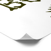 ボクンターの交差矢印 ポスター (角)