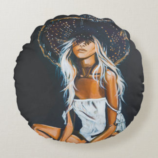 ボクールホテーマ綿円枕 ラウンドクッション