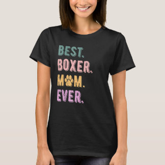 ボク最高のサー犬の母が常に女性ボクサー犬 Tシャツ