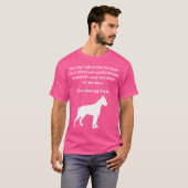 ボク来サーおもしろいに沿って愛犬家 Tシャツ (正面フル)