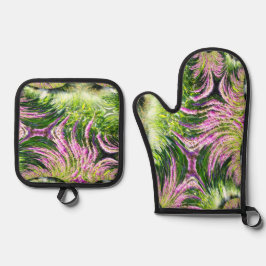 ボグランドスケープフラクタル 鍋つかみ&鍋敷きセット