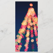 ボケのあるツリーライト クリスマス メニュー (裏面)