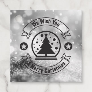 ボケのあるメリークリスマス フェイバータグ
