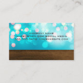 ボケの背景 |木目パネル 名刺 (裏面)