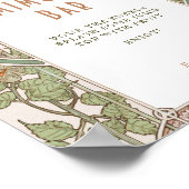 ボケアヴィリアの写真ゲストブックサイン ヴィンテージ1920 ポスター (角)